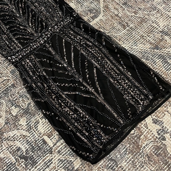 Sequin Black Dress - Picture 4 of 8